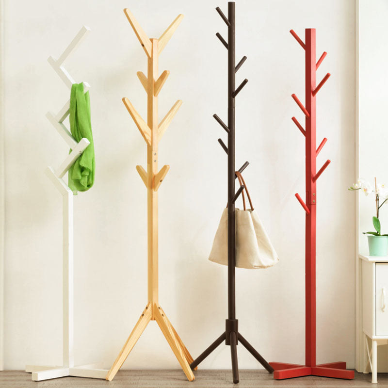 Contemporary Hall Stand Wooden Free Standing Hall Stand with Hook