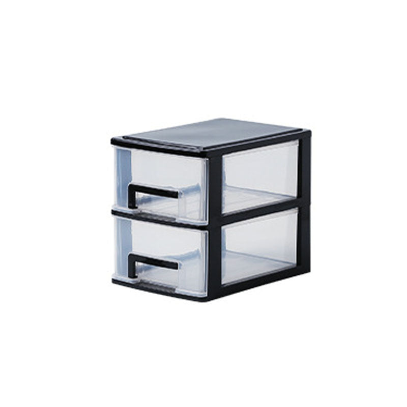 Contemporary Plastic Cabinet Vertical File Cabinet with Drawers for Office