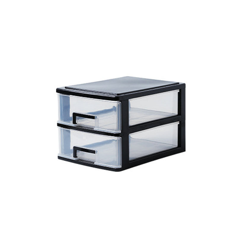 Contemporary Plastic Cabinet Vertical File Cabinet with Drawers for Office