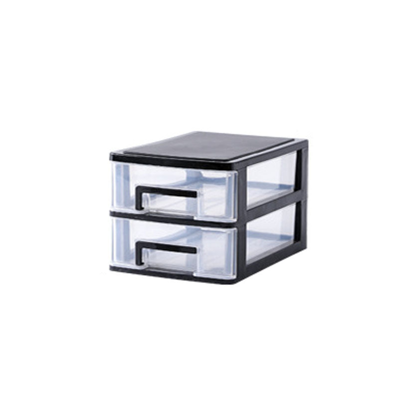 Contemporary Plastic Cabinet Vertical File Cabinet with Drawers for Office