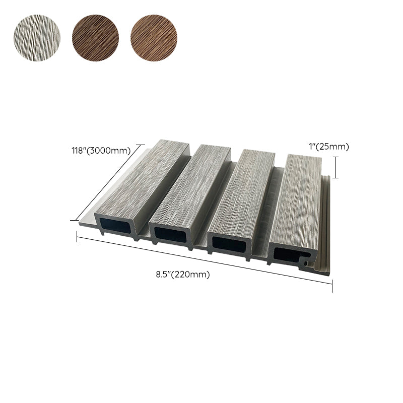 Traditional Wall Paneling Nail Installation Waterproof Outdoor Wall Paneling