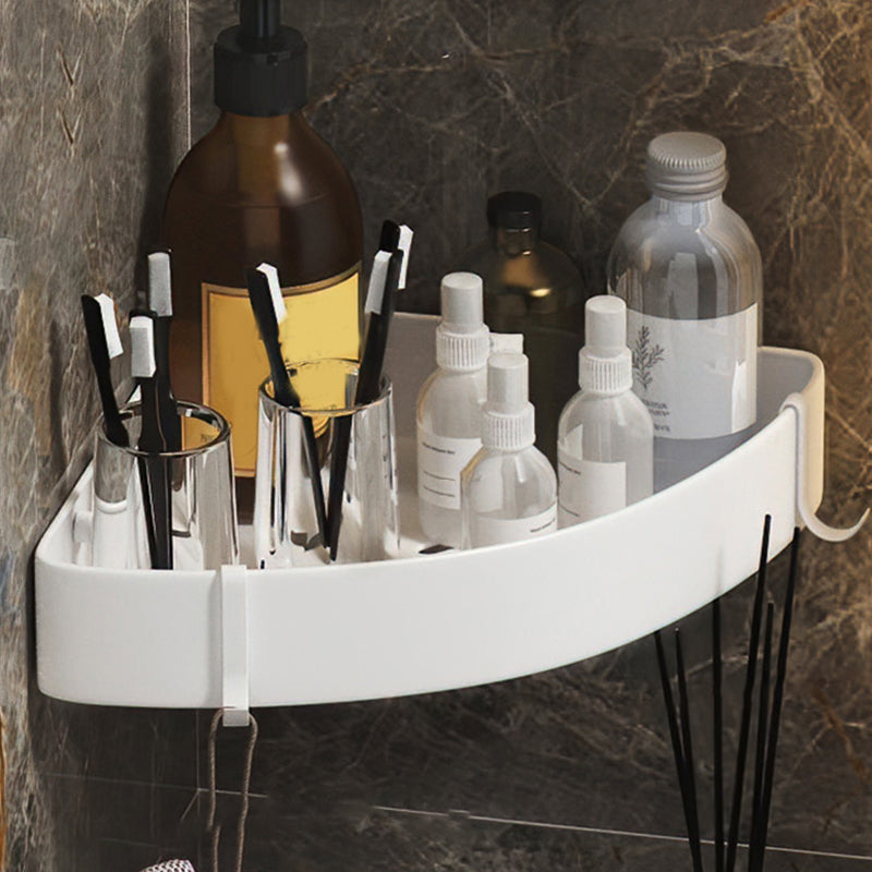 Black/White Bathroom Set Modern 1/2/3 - Piece Anti-rust Bath Shelf