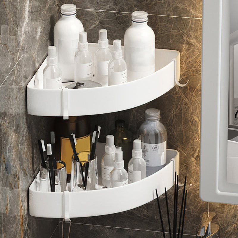 Black/White Bathroom Set Modern 1/2/3 - Piece Anti-rust Bath Shelf