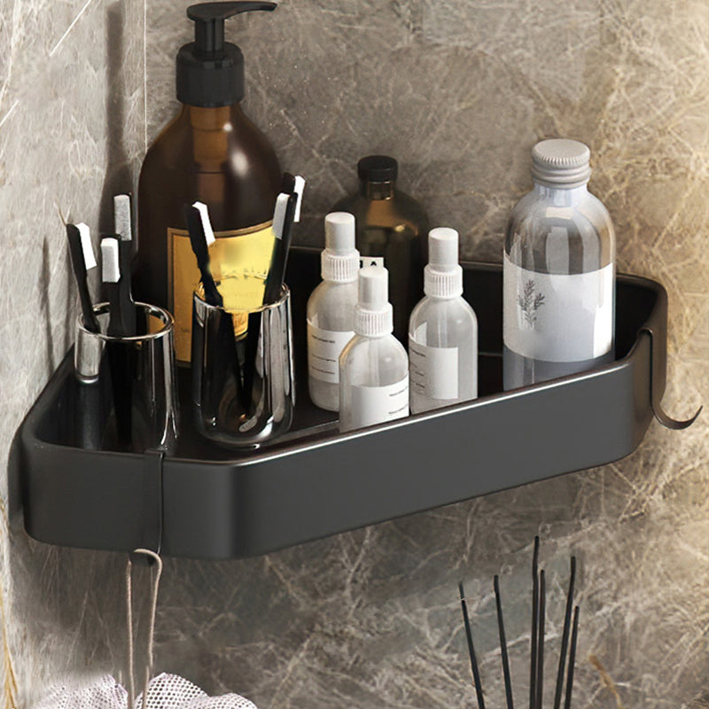 Black/White Bathroom Set Modern 1/2/3 - Piece Anti-rust Bath Shelf