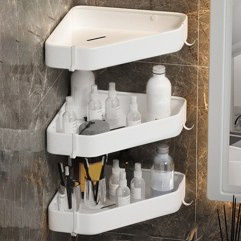 Black/White Bathroom Set Modern 1/2/3 - Piece Anti-rust Bath Shelf