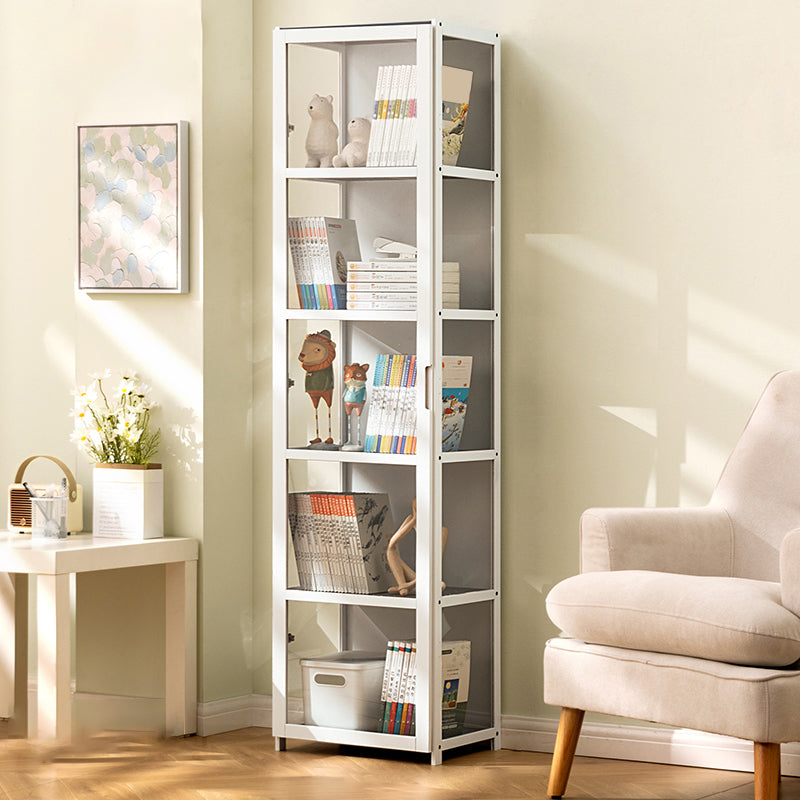 White Lacquered Modern Storage Cabinet,Rectangle Standard Cabinet