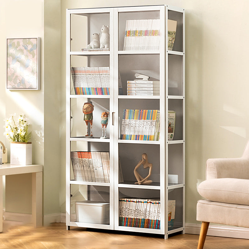 White Lacquered Modern Storage Cabinet,Rectangle Standard Cabinet