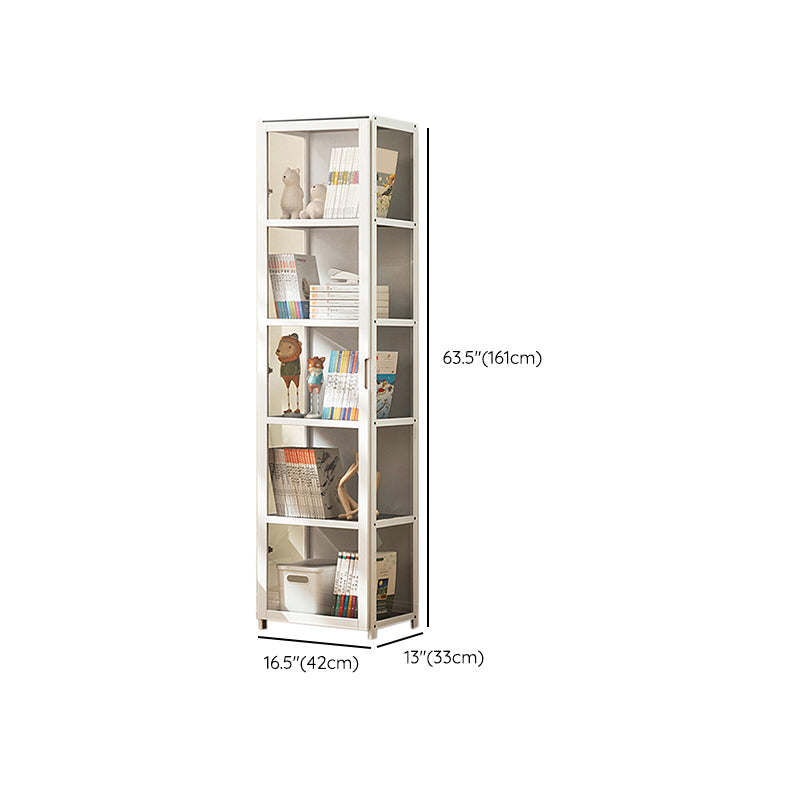 White Lacquered Modern Storage Cabinet,Rectangle Standard Cabinet