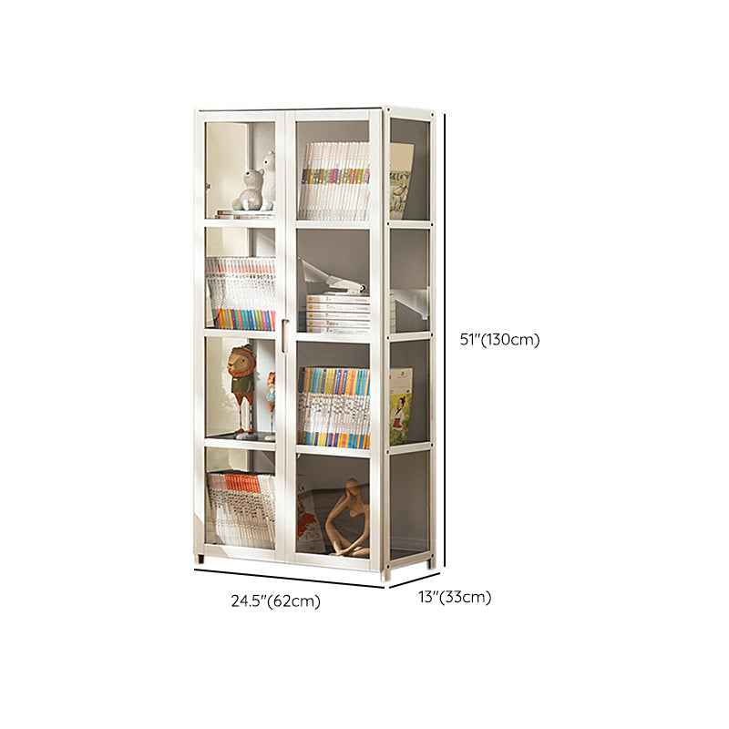 White Lacquered Modern Storage Cabinet,Rectangle Standard Cabinet