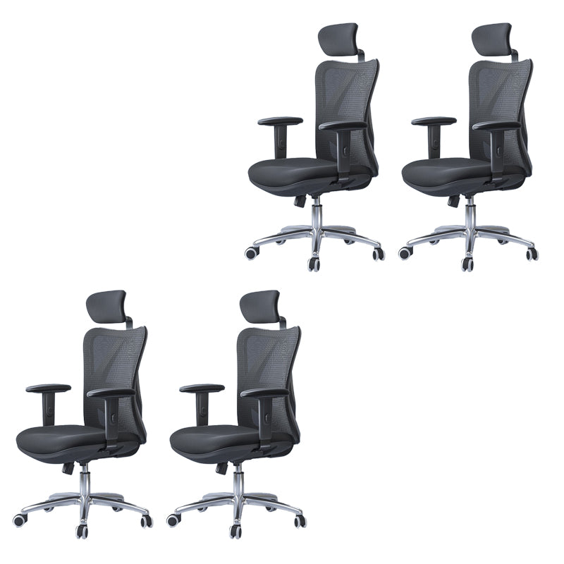 Modern Swivel Chair Adjustable Seat Height Office Chair with Wheels