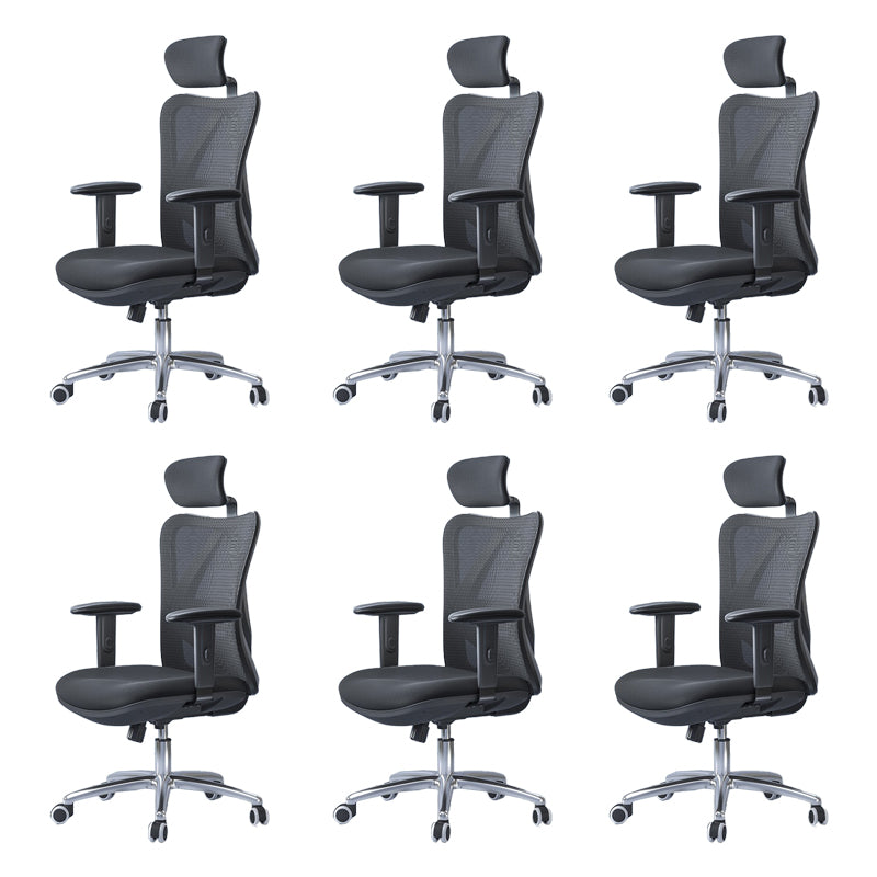 Modern Swivel Chair Adjustable Seat Height Office Chair with Wheels