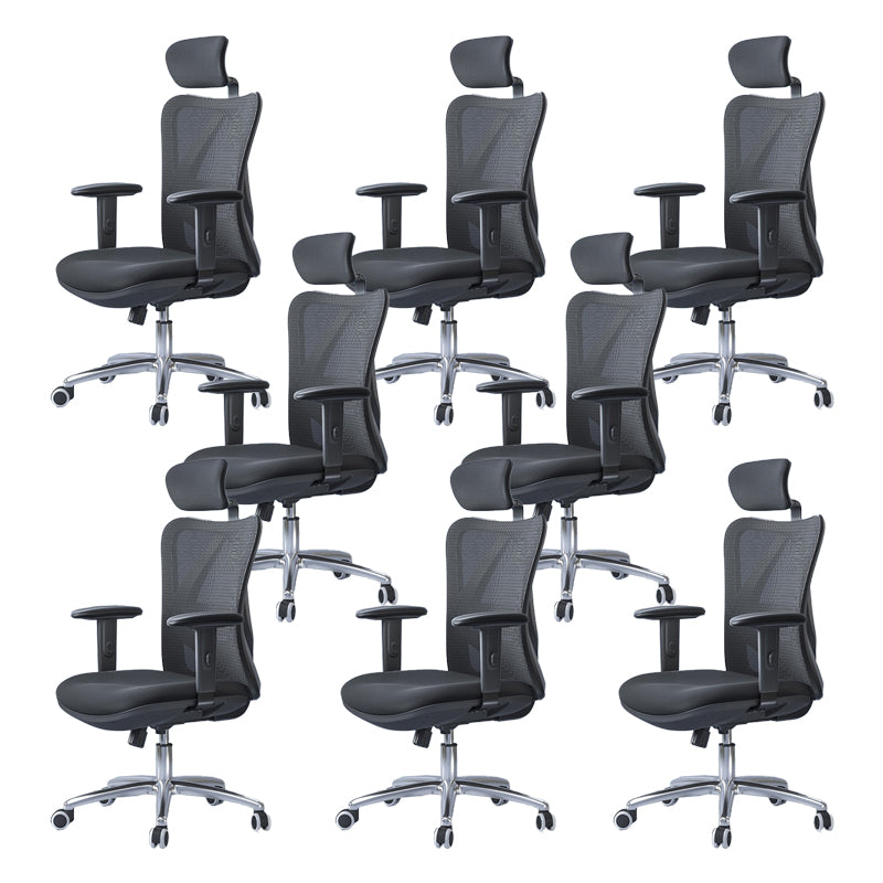 Modern Swivel Chair Adjustable Seat Height Office Chair with Wheels