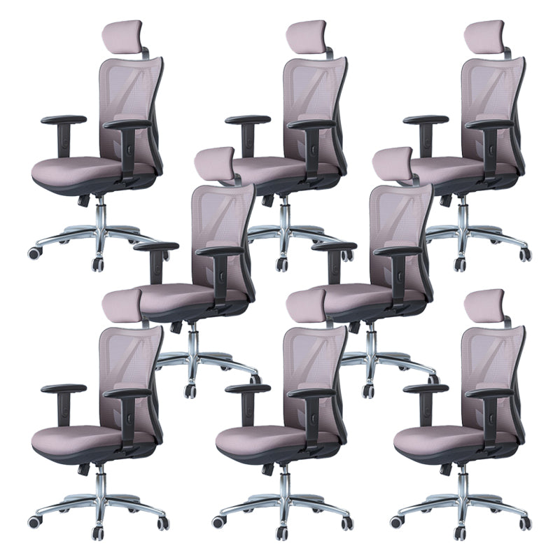 Modern Swivel Chair Adjustable Seat Height Office Chair with Wheels