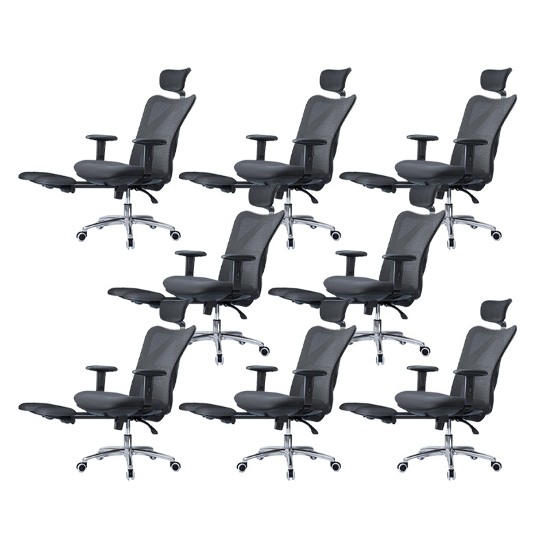 Modern Swivel Chair Adjustable Seat Height Office Chair with Wheels