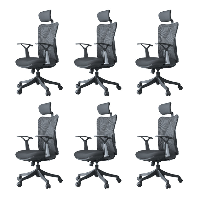 Modern Swivel Chair Adjustable Seat Height Office Chair with Wheels