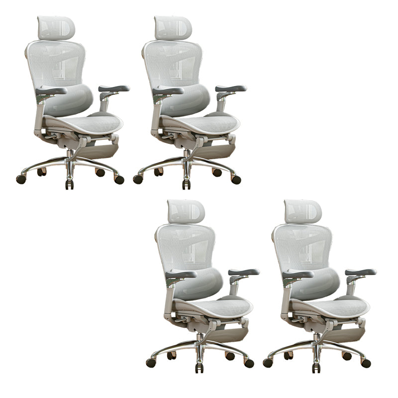 Modern Swivel Chair Removable Arms Adjustable Seat Height Office Chair with Wheels