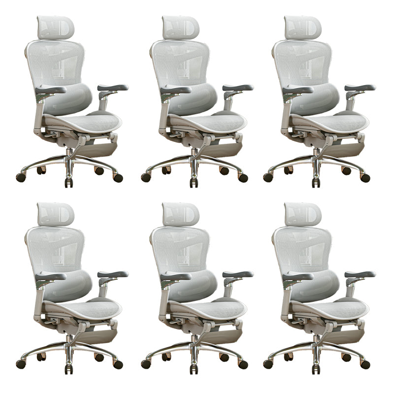 Modern Swivel Chair Removable Arms Adjustable Seat Height Office Chair with Wheels