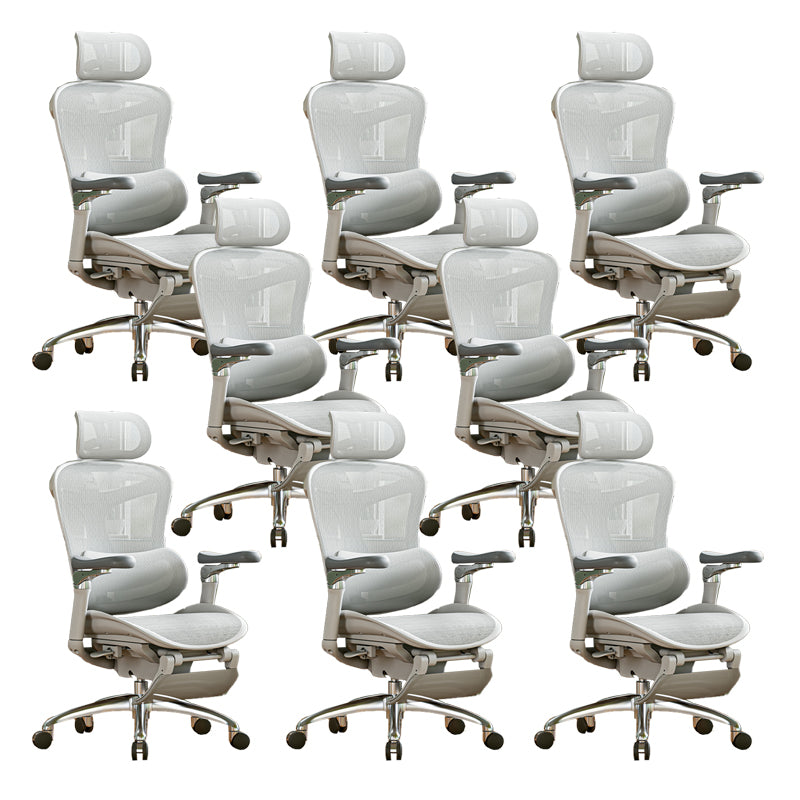 Modern Swivel Chair Removable Arms Adjustable Seat Height Office Chair with Wheels