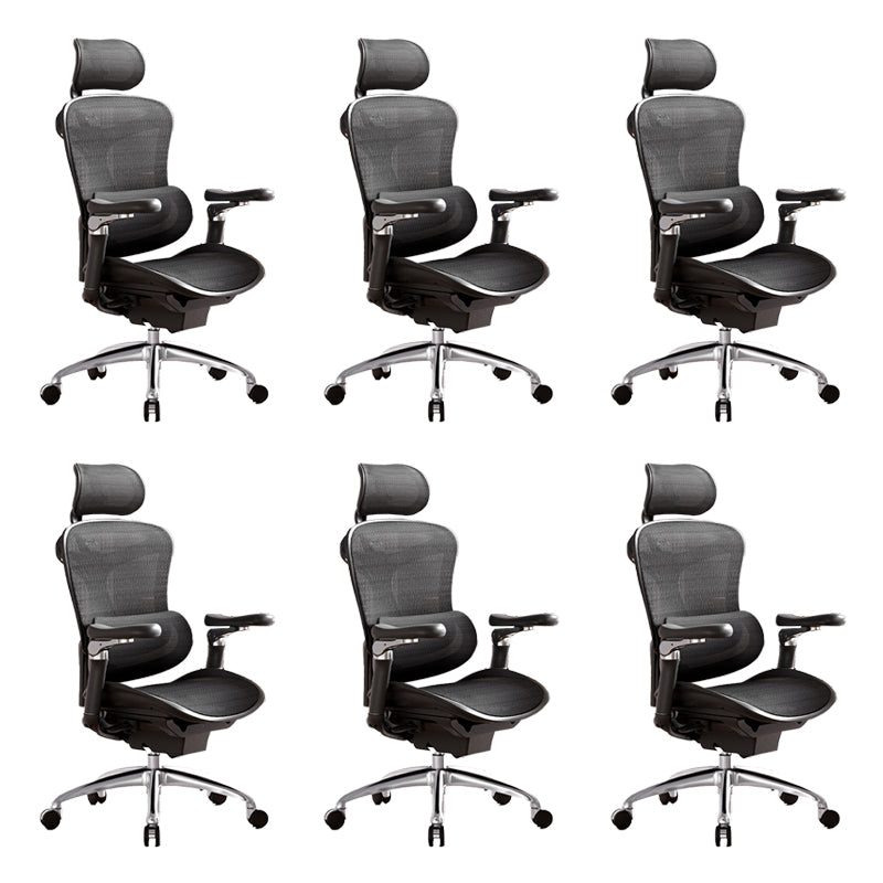 Modern Swivel Chair Removable Arms Adjustable Seat Height Office Chair with Wheels