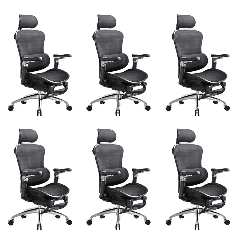 Modern Swivel Chair Removable Arms Adjustable Seat Height Office Chair with Wheels