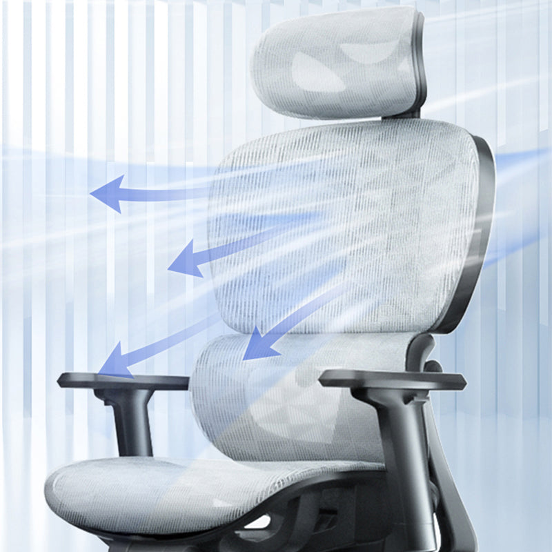 Modern Ergonomic Office Chair Adjustable Seat Height Desk Chair with Wheels