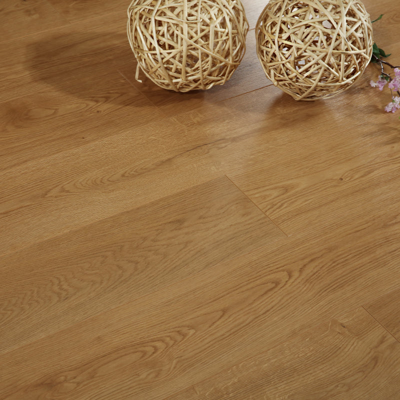 Traditional Wood Floor Planks Wire Brushed Click-Locking Hardwood Deck Tiles