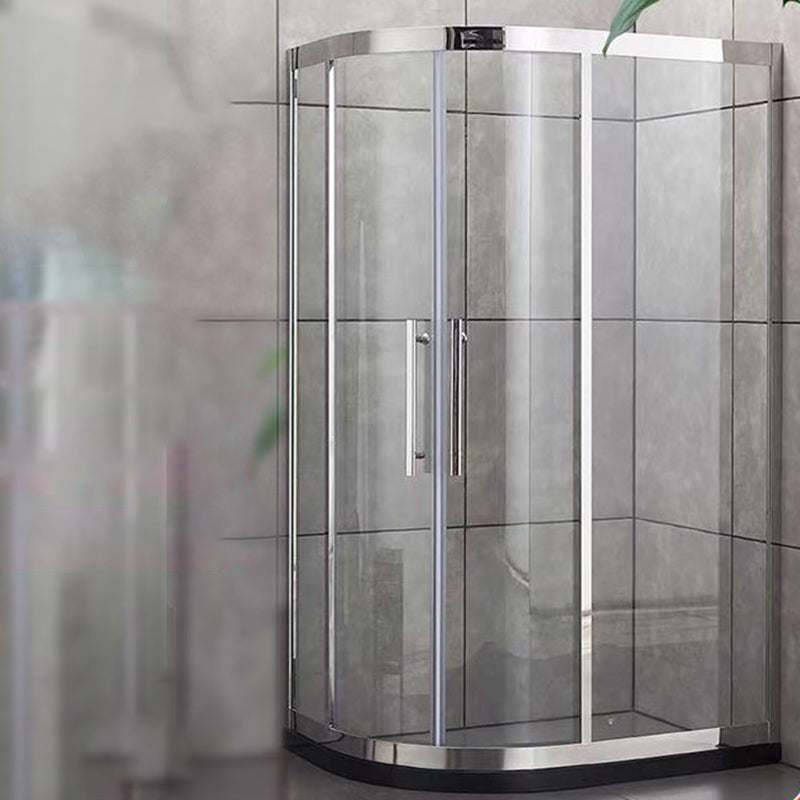 Stainless Steel Shower Stall Clear Tempered Glass Shower Stall