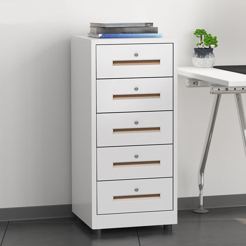 Traditional Cabinet Steel Locking Drawers Vertical File Cabinet with Castors