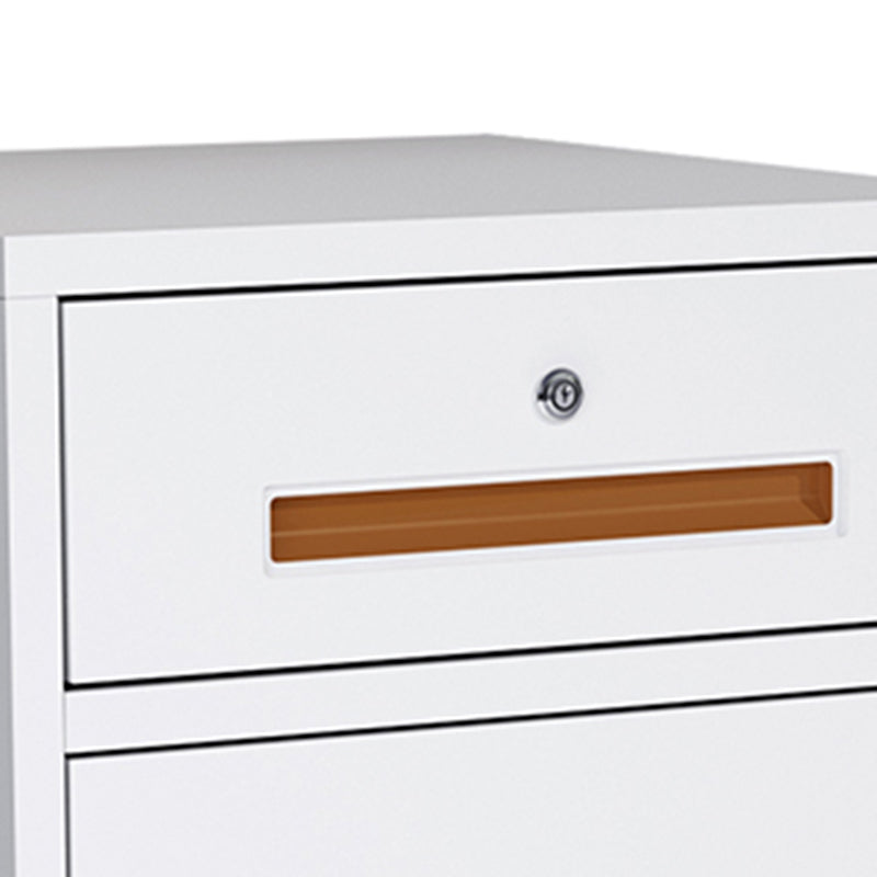 Traditional Cabinet Steel Locking Drawers Vertical File Cabinet with Castors