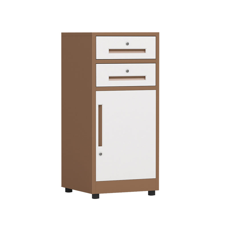 Traditional Cabinet Steel Locking Drawers Vertical File Cabinet with Castors