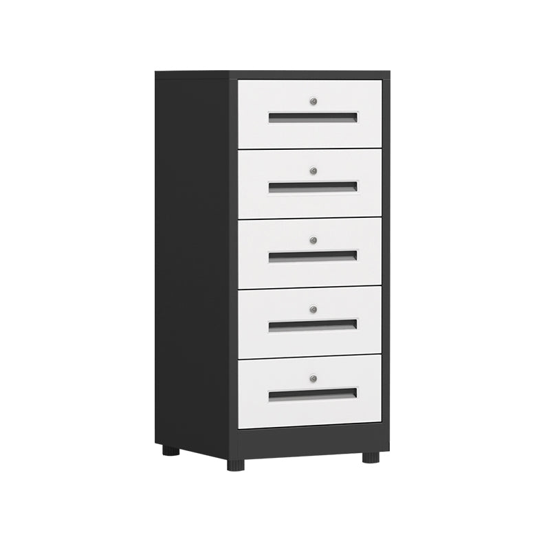 Traditional Cabinet Steel Locking Drawers Vertical File Cabinet with Castors