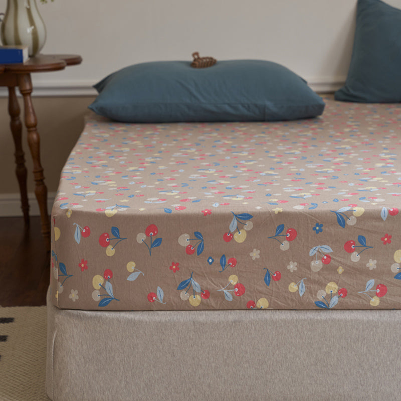 Bed Sheet Ditsy Floral Fitted Non-pilling Breathable Bed Sheet Set