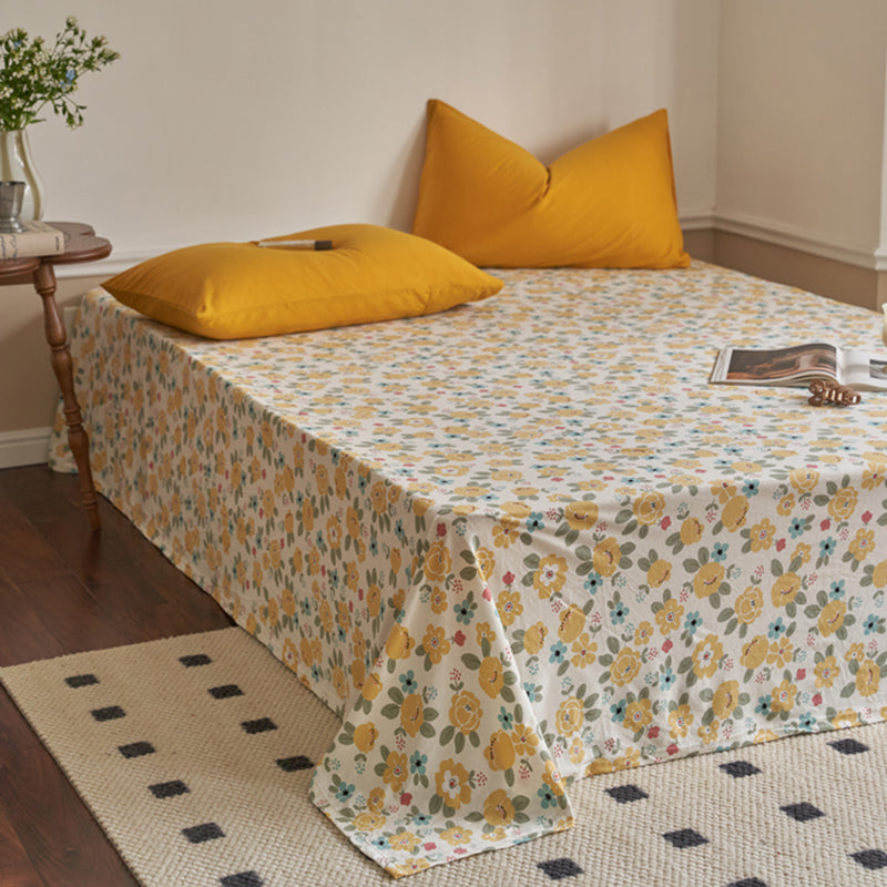 Bed Sheet Ditsy Floral Fitted Non-pilling Breathable Bed Sheet Set