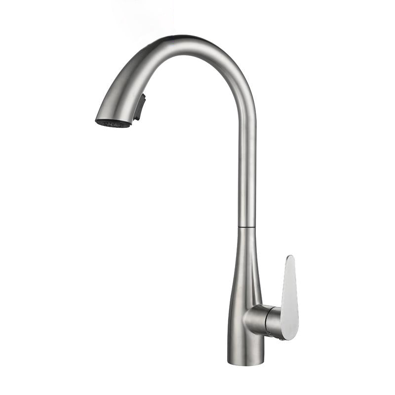 High Arc Kitchen Faucet Touch Sensor Swivel Spout with Pull Out Sprayer