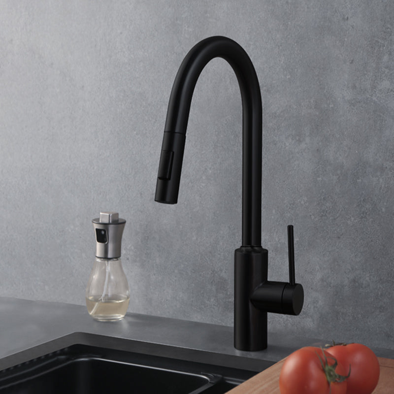 Swivel Spout Kitchen Bar Faucet Touch Sensor with Pull Out Sprayer