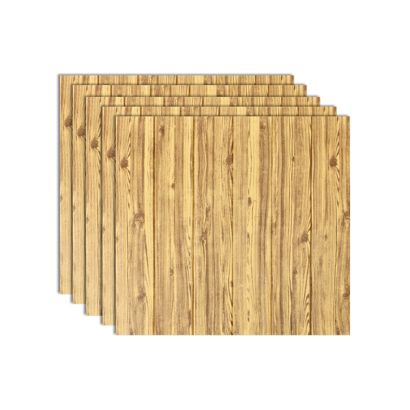 Plastic Wall Paneling Peel and Stick Waterproof Wood Planks Paneling