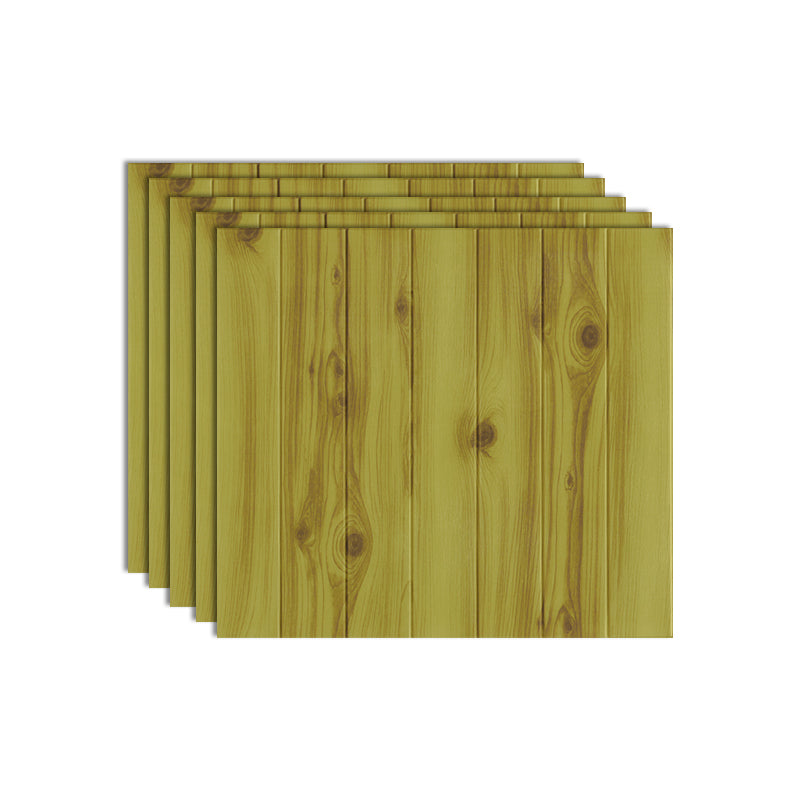 Plastic Wall Paneling Peel and Stick Waterproof Wood Planks Paneling