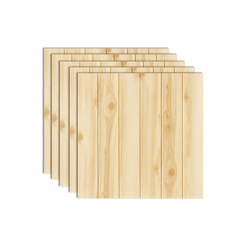 Plastic Wall Paneling Peel and Stick Waterproof Wood Planks Paneling