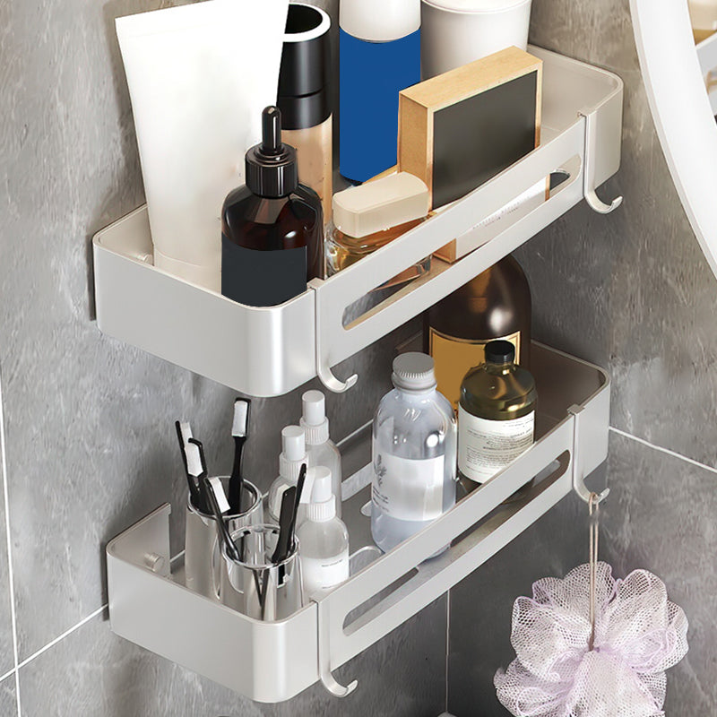 Black/Silver Bathroom Set Modern 1/2/3 - Piece Anti-rust Bath Shelf