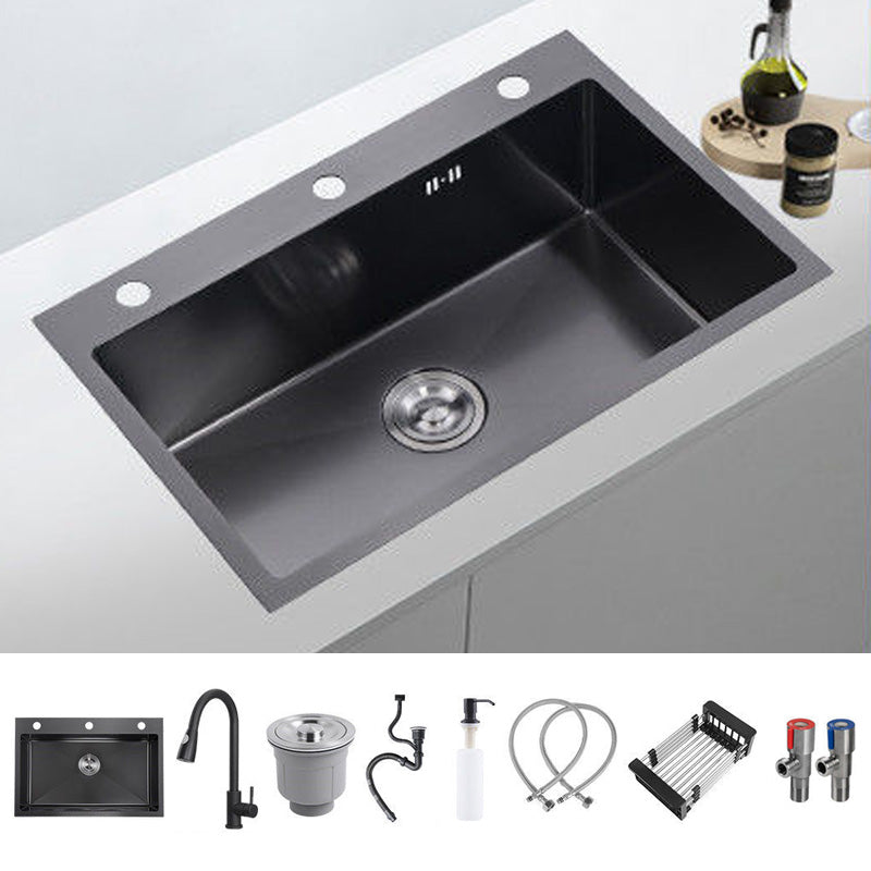 Contemporary Style Kitchen Sink Soundproof Detail Kitchen Sink