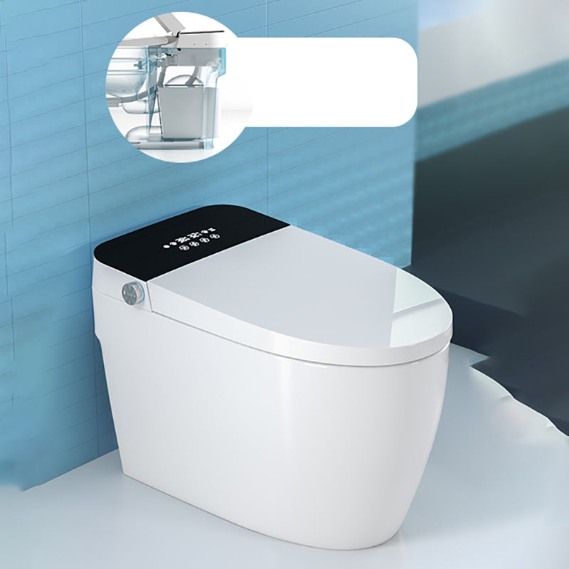 Vitreous China Bidets Elongated All-in-One Bidet with Heated Seat