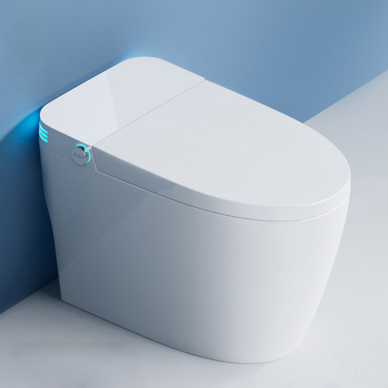 Elongated Smart Bidet with Tank All-In-One Ceramic Bidet with Heated Seat