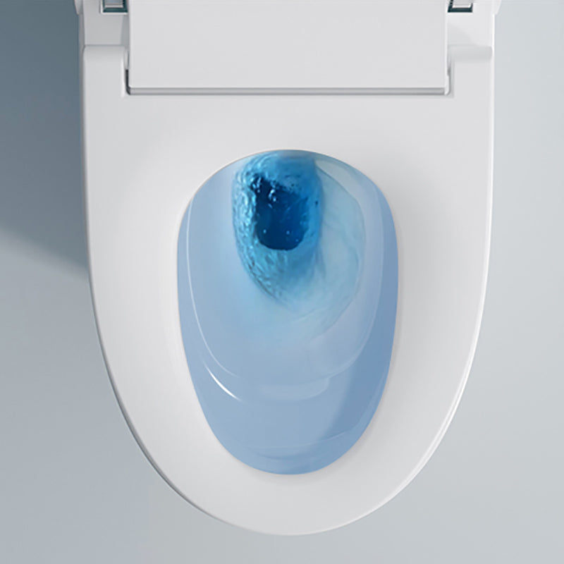 Elongated Smart Bidet with Tank All-In-One Ceramic Bidet with Heated Seat