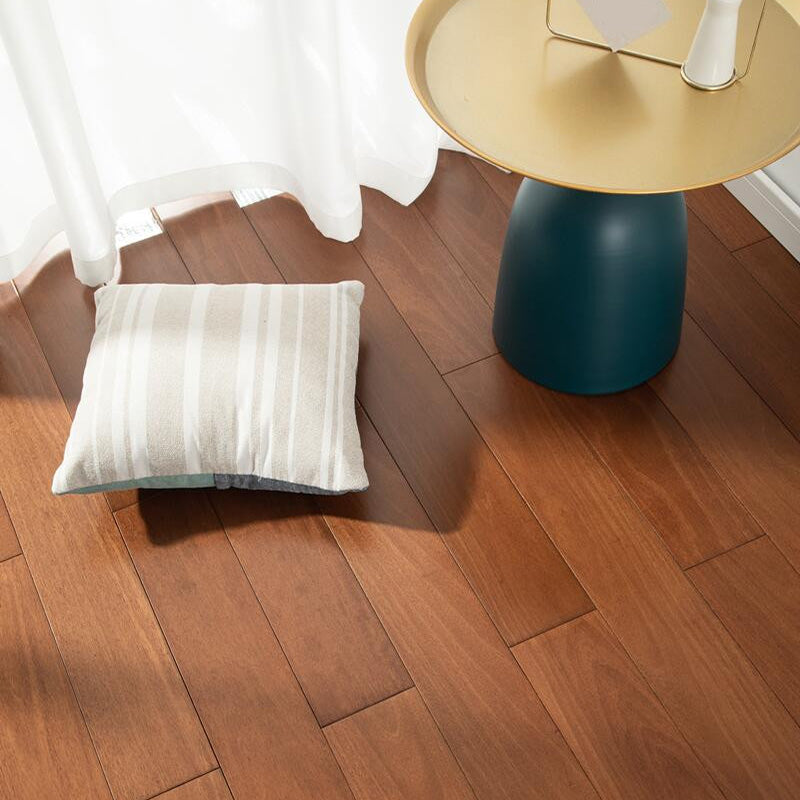 Contemporary Hardwood Deck Tiles Rectangle Solid Hardwood Flooring