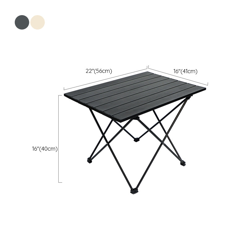 Modern Outdoor Folding Table Aluminum Removable Camping Table