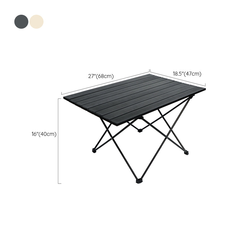 Modern Outdoor Folding Table Aluminum Removable Camping Table