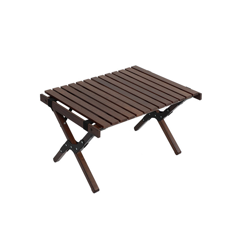 Modern Beech Wood Folding Table Outdoor Removable Camping Table
