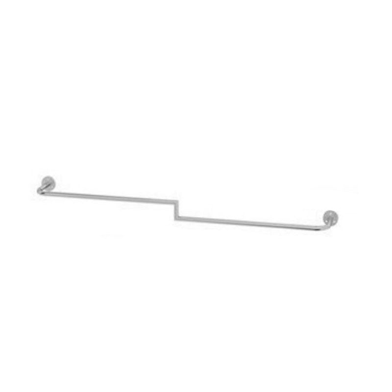 Modern Clothes Hanger Wall Mounted Stainless Steel Coat Rack in Silver