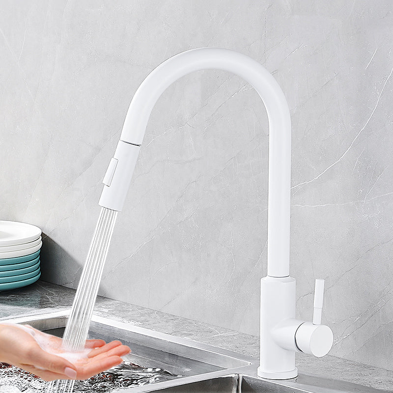 Touch Sensor Kitchen Sink Faucet Swivel Spout with Pull Down Sprayer