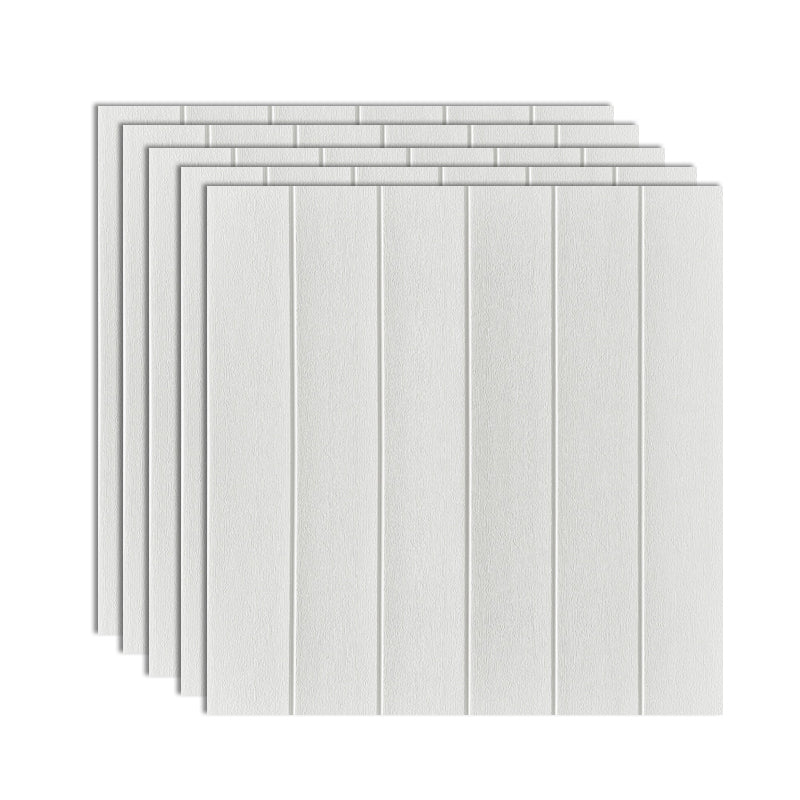 Plastic Backsplash Panels Peel and Stick Wainscoting with Waterproof